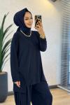 HWN9092 Lavin Şalvarlı Takım Lacivert