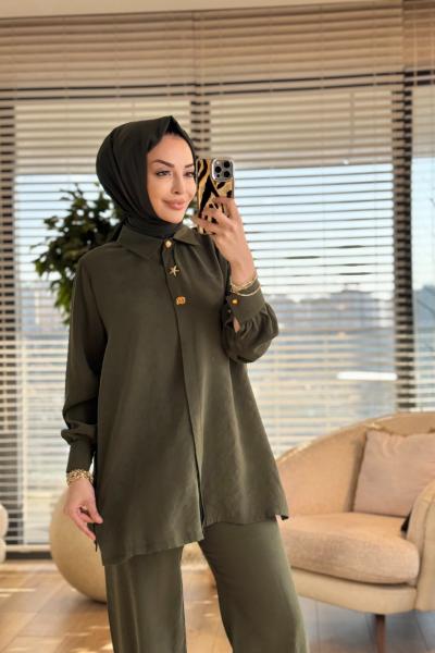 LYL104 Neva Gold Takım Haki