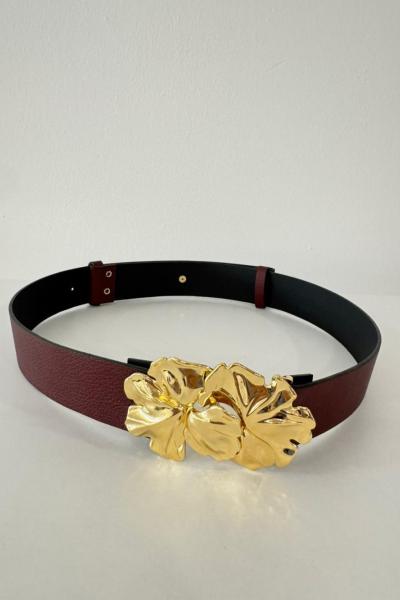 MRW1599 Flower Kemer Bordo