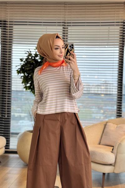 MRW1685 Marbella 3lü Takım Kahve