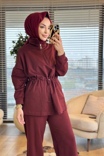 MRW1778 Mix Takım Bordo