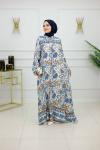ALAÇATI ELBİSE FERACE-MAVİ