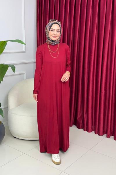 BASIC İÇ ELBİSE - BORDO