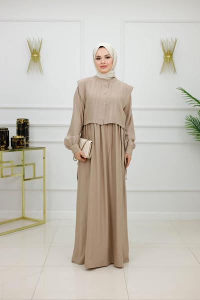 DİCLE ELBİSE - VİZON