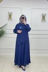 İPEK ETEKLİ TAKIM-LACİVERT
