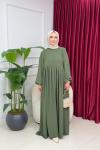 LEYLA ELBİSE - HAKİ