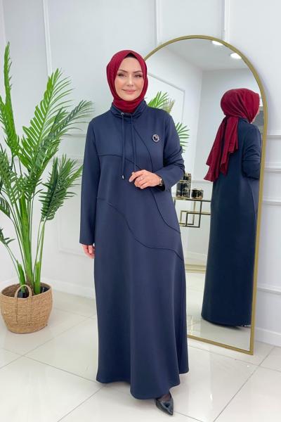 SEREN OYSHO ELBİSE - DUMAN