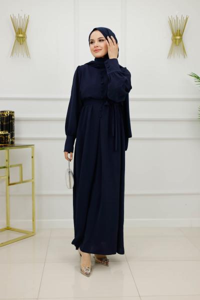 SILA ELBİSE-LACİVERT