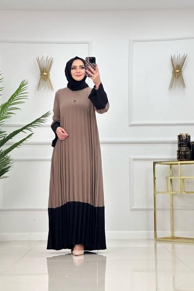 Şükran Elbise -Vizon