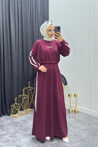 Arya Elbise Bordo Bordo