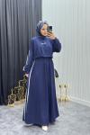 Arya Elbise Lacivert  Lacivert