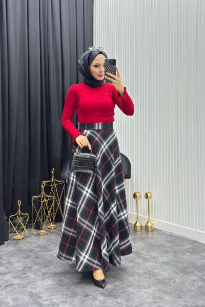 Asmin Etek Siyah Siyah