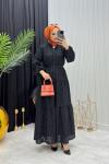 Aylen Elbise Siyah Siyah