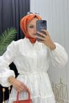 Aylen Elbise Beyaz Beyaz
