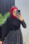 Buse Etek Siyah Siyah