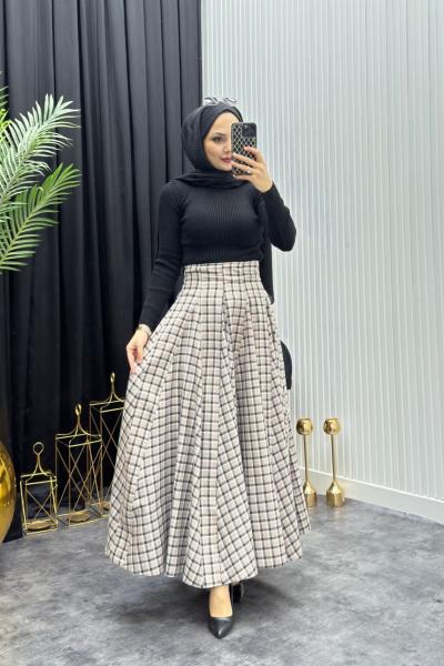 Çalıkuşu Etek Siyah Siyah