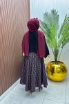 Diva Takım Siyah Bordo Siyah Bordo