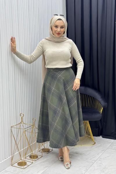 Eylül Etek Haki Haki