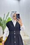 Fenomen Tesettür Jile Siyah Siyah
