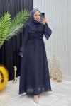 Hanedan Elbise Lacivert  Lacivert