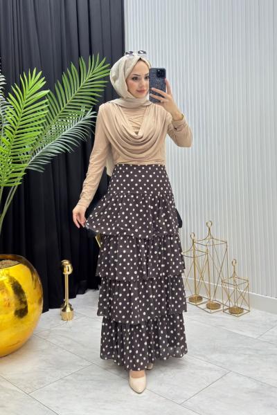 Kat Kat Takım Kahve Kahverengi