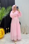 Lady Elbise Pembe Pembe