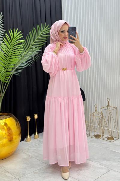 Lady Elbise Pembe Pembe