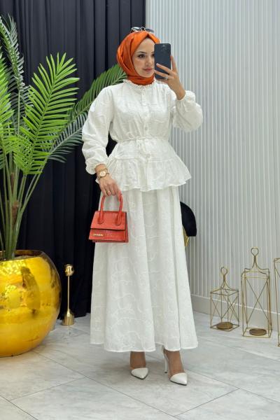 Lady Takım Beyaz Beyaz