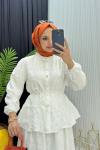 Lady Takım Beyaz Beyaz