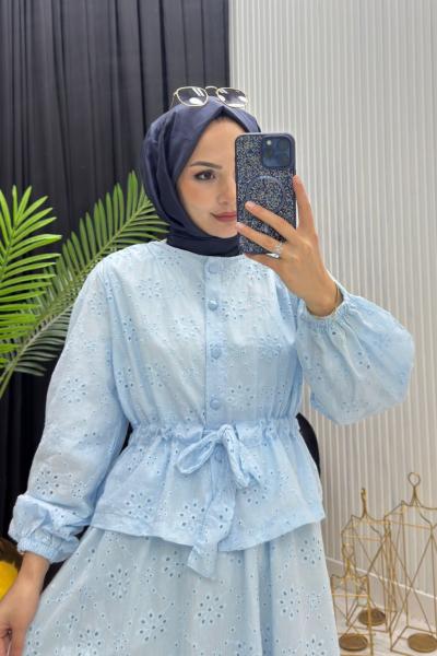 Marlen İkili Takım Bebe Mavisi