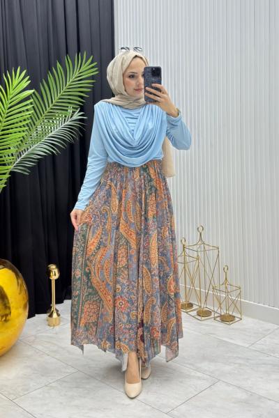 Masal Etek Mavi Mavi