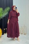 Maylen Elbise Bordo Bordo