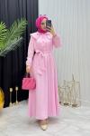 Maysa Elbise Pembe Pembe