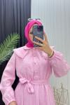 Maysa Elbise Pembe Pembe