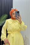 Maysa Elbise Sarı Sarı