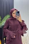 Maysa Elbise Bordo Bordo