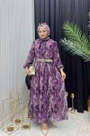 Melis Elbise Mor Mor