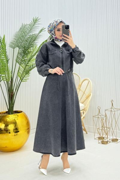 Moli Tesettür Takım Siyah Siyah