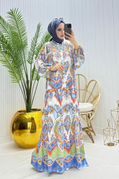 Nar Elbise  Mavi Mavi