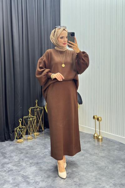 Nora Takım Kahverengi Kahverengi