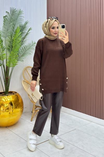 Nurşen Kazak Camel Kahverengi