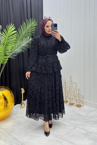 Yonca Takım Siyah Siyah