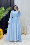 Zeynep Elbise Mavi Mavi