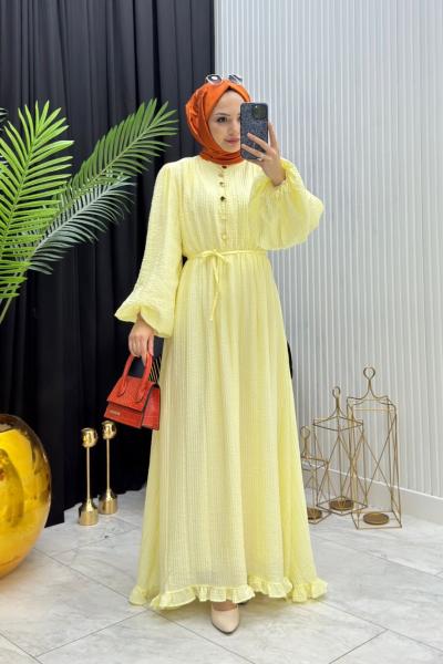 Zeynep Elbise Sarı Sarı